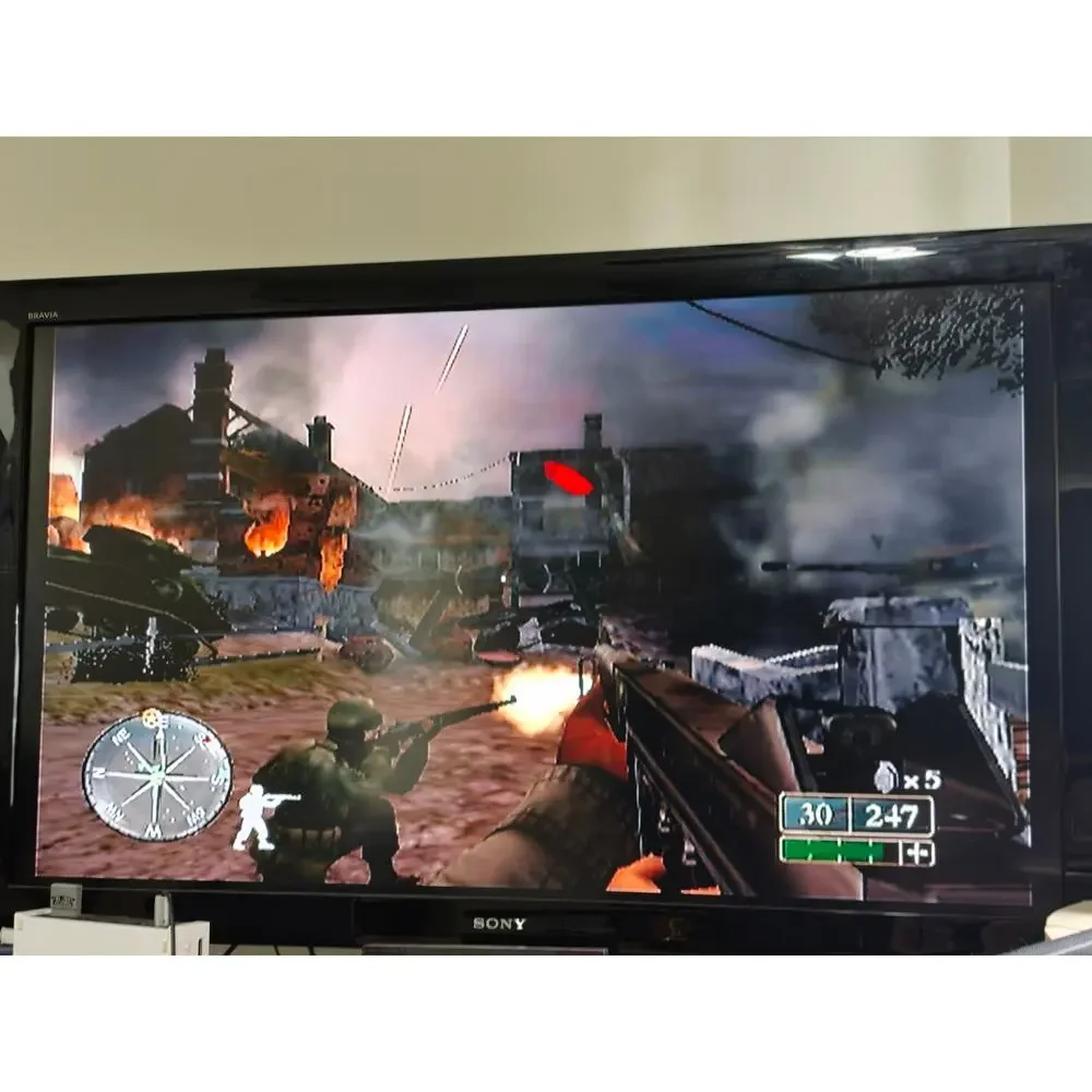 Call of Duty 2 Big Red One GameCube CIB Tested on Wii